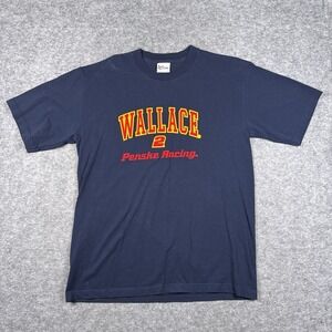Rusty Wallace T Shirt Mens Large Penske Racing Nascar Racing Chase Authentics